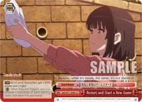 Restart and Start a New Game - Saekano How to Raise a Boring Girlfriend. flat - Weiss Schwarz card