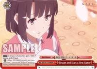Restart and Start a New Game (RRR) - Saekano How to Raise a Boring Girlfriend. flat - Weiss Schwarz card