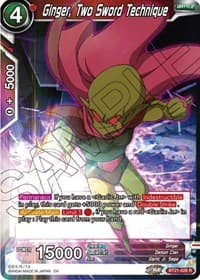 Ginger, Two Sword Technique - Wild Resurgence - Dragon Ball Super: Masters card