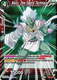 Nikky, One Sword Technique - Wild Resurgence - Dragon Ball Super: Masters card