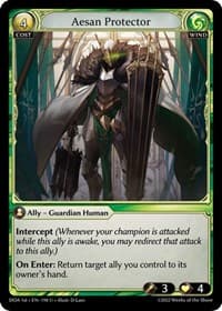 Aesan Protector - Dawn of Ashes 1st Edition - Grand Archive TCG card