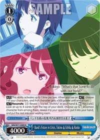 Band's Future in Crisis, Tokino & Echika & Ranko - Saekano How to Raise a Boring Girlfriend. flat - Weiss Schwarz card