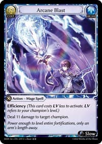 Arcane Blast - Dawn of Ashes 1st Edition - Grand Archive TCG card