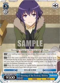 Morning of the Festival, Michiru (SR) - Saekano How to Raise a Boring Girlfriend. flat - Weiss Schwarz card