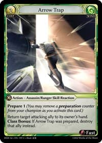 Arrow Trap - Dawn of Ashes 1st Edition - Grand Archive TCG card