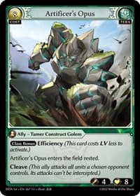 Artificer's Opus - Dawn of Ashes 1st Edition - Grand Archive TCG card