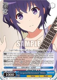 Unexpected Reinforcement? Michiru - Saekano How to Raise a Boring Girlfriend. flat - Weiss Schwarz card