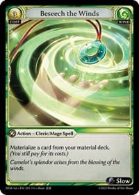 Beseech the Winds - Dawn of Ashes 1st Edition - Grand Archive TCG card