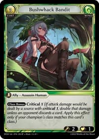 Bushwhack Bandit - Dawn of Ashes 1st Edition - Grand Archive TCG card