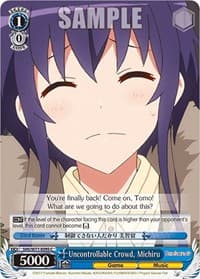 Uncontrollable Crowd, Michiru - Saekano How to Raise a Boring Girlfriend. flat - Weiss Schwarz card