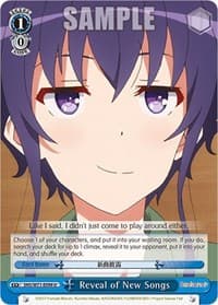 Reveal of New Songs - Saekano How to Raise a Boring Girlfriend. flat - Weiss Schwarz card