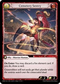 Cemetery Sentry - Dawn of Ashes 1st Edition - Grand Archive TCG card