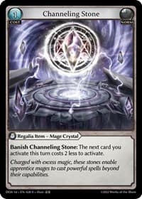 Channeling Stone - Dawn of Ashes 1st Edition - Grand Archive TCG card