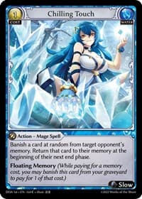 Chilling Touch - Dawn of Ashes 1st Edition - Grand Archive TCG card