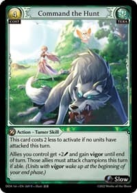 Command the Hunt - Dawn of Ashes 1st Edition - Grand Archive TCG card