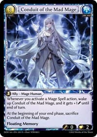 Conduit of the Mad Mage - Dawn of Ashes 1st Edition - Grand Archive TCG card