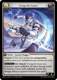 Coup de Grace - Dawn of Ashes 1st Edition - Grand Archive TCG card