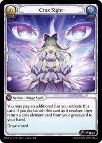 Crux Sight - Dawn of Ashes 1st Edition - Grand Archive TCG card