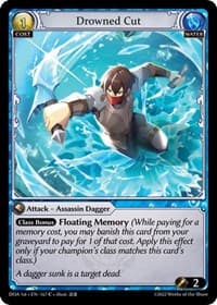 Drowned Cut - Dawn of Ashes 1st Edition - Grand Archive TCG card