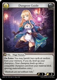 Dungeon Guide - Dawn of Ashes 1st Edition - Grand Archive TCG card