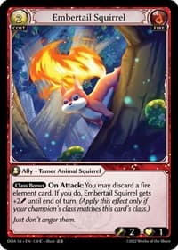 Embertail Squirrel - Dawn of Ashes 1st Edition - Grand Archive TCG card