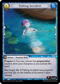 Fishing Accident - Dawn of Ashes 1st Edition - Grand Archive TCG card