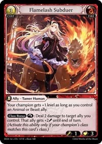 Flamelash Subduer - Dawn of Ashes 1st Edition - Grand Archive TCG card
