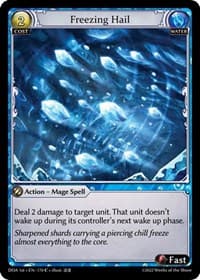 Freezing Hail - Dawn of Ashes 1st Edition - Grand Archive TCG card
