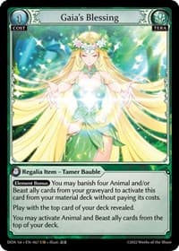 Gaia's Blessing - Dawn of Ashes 1st Edition - Grand Archive TCG card