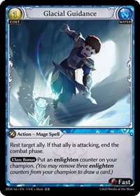 Glacial Guidance - Dawn of Ashes 1st Edition - Grand Archive TCG card