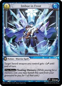 Imbue in Frost - Dawn of Ashes 1st Edition - Grand Archive TCG card