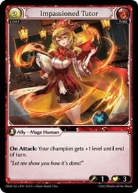 Impassioned Tutor - Dawn of Ashes 1st Edition - Grand Archive TCG card