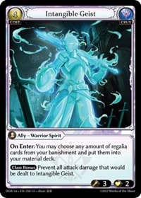 Intangible Geist - Dawn of Ashes 1st Edition - Grand Archive TCG card