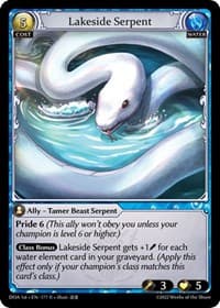 Lakeside Serpent - Dawn of Ashes 1st Edition - Grand Archive TCG card