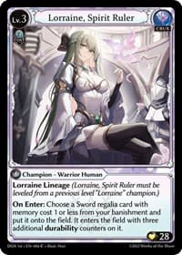 Lorraine, Spirit Ruler - Dawn of Ashes 1st Edition - Grand Archive TCG card