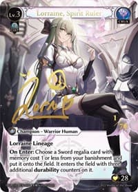 Lorraine, Spirit Ruler (CUR) - Dawn of Ashes 1st Edition - Grand Archive TCG card