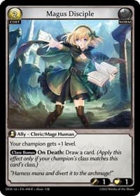 Magus Disciple - Dawn of Ashes 1st Edition - Grand Archive TCG card