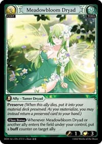 Meadowbloom Dryad - Dawn of Ashes 1st Edition - Grand Archive TCG card