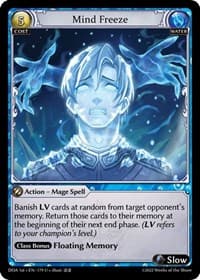 Mind Freeze - Dawn of Ashes 1st Edition - Grand Archive TCG card
