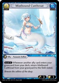 Mistbound Cutthroat - Dawn of Ashes 1st Edition - Grand Archive TCG card