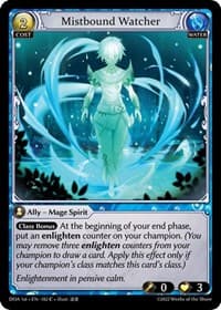 Mistbound Watcher - Dawn of Ashes 1st Edition - Grand Archive TCG card