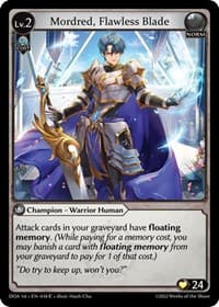 Mordred, Flawless Blade - Dawn of Ashes 1st Edition - Grand Archive TCG card
