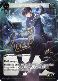 Rai, Archmage (CUR) - Dawn of Ashes 1st Edition - Grand Archive TCG card