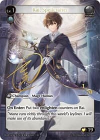 Rai, Spellcrafter (CUR) - Dawn of Ashes 1st Edition - Grand Archive TCG card