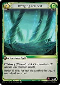Ravaging Tempest - Dawn of Ashes 1st Edition - Grand Archive TCG card