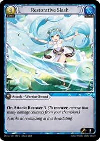 Restorative Slash - Dawn of Ashes 1st Edition - Grand Archive TCG card