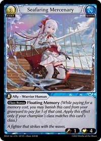 Seafaring Mercenary - Dawn of Ashes 1st Edition - Grand Archive TCG card