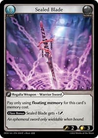 Sealed Blade - Dawn of Ashes 1st Edition - Grand Archive TCG card