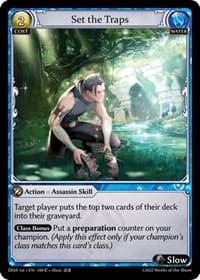 Set the Traps - Dawn of Ashes 1st Edition - Grand Archive TCG card