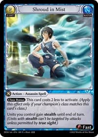 Shroud in Mist - Dawn of Ashes 1st Edition - Grand Archive TCG card